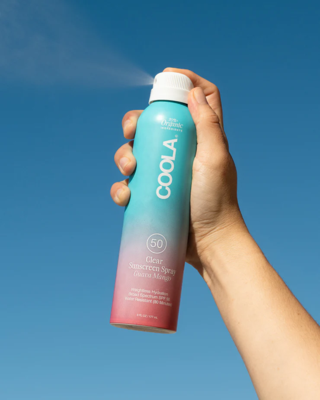 Coola Clear Sunscreen Spray SPF 50 - Guava Mango
