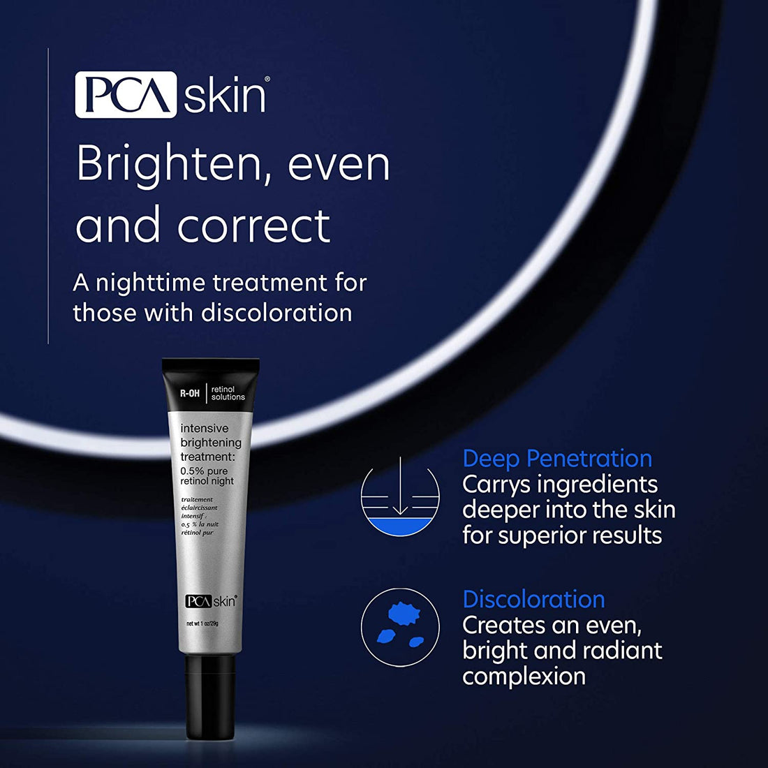 PCA Intensive Brightening Treatment; 0.5% Pure Retinol Night