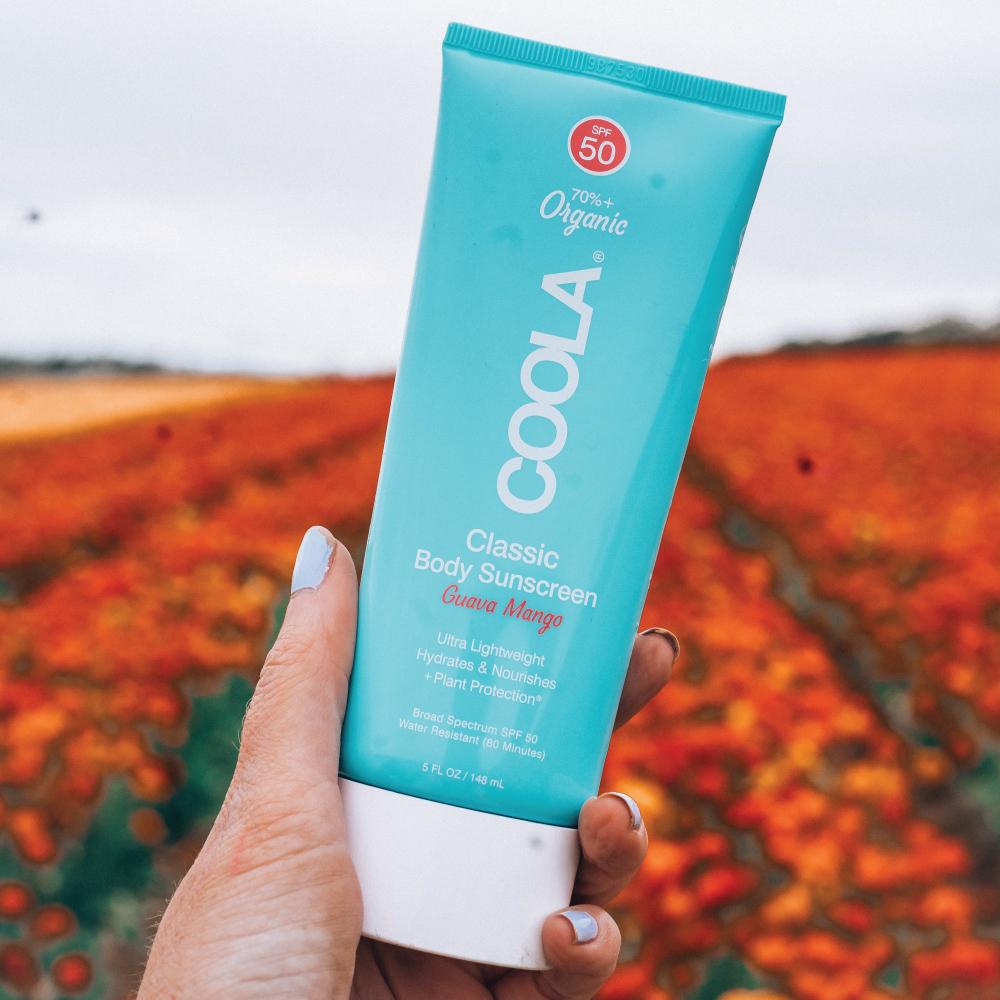 Coola Classic Body Organic Sunscreen Lotion SPF 50 - Guava Mango