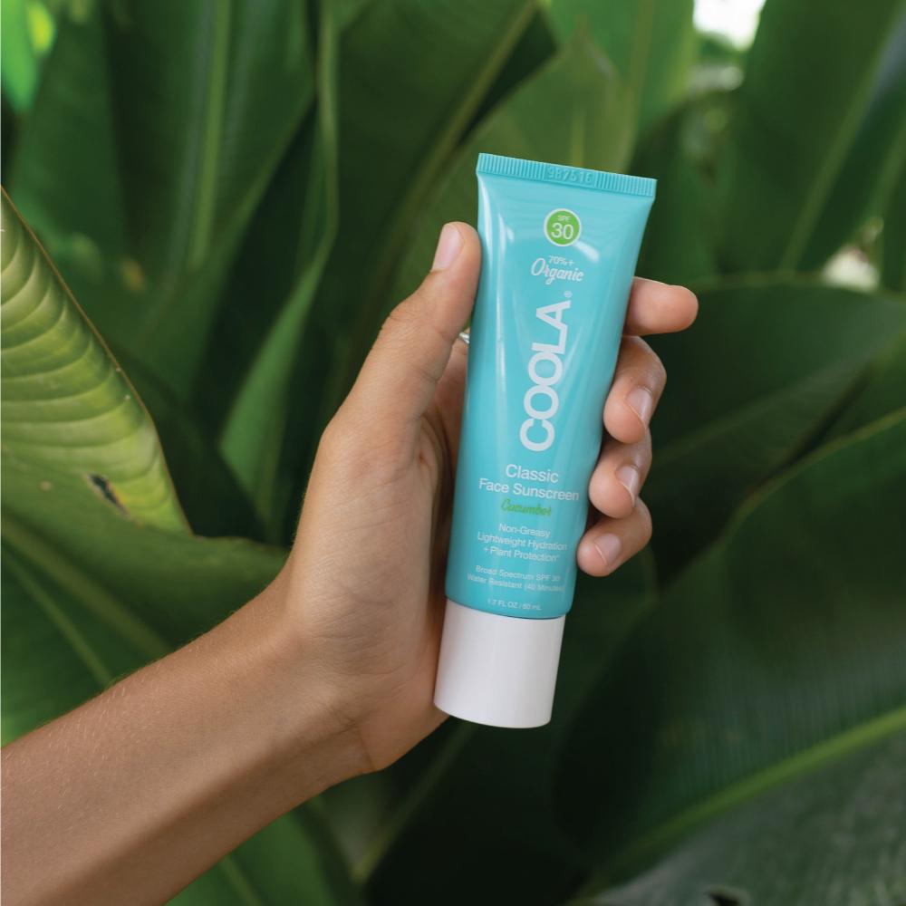 Coola Classic Face Organic Sunscreen Lotion SPF 30 - Cucumber