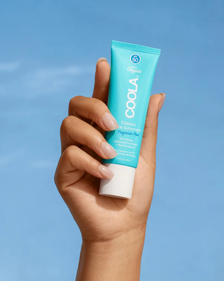 Coola Sunscreen Lotion Face SPF 50 - Fragrance Free and White Tea