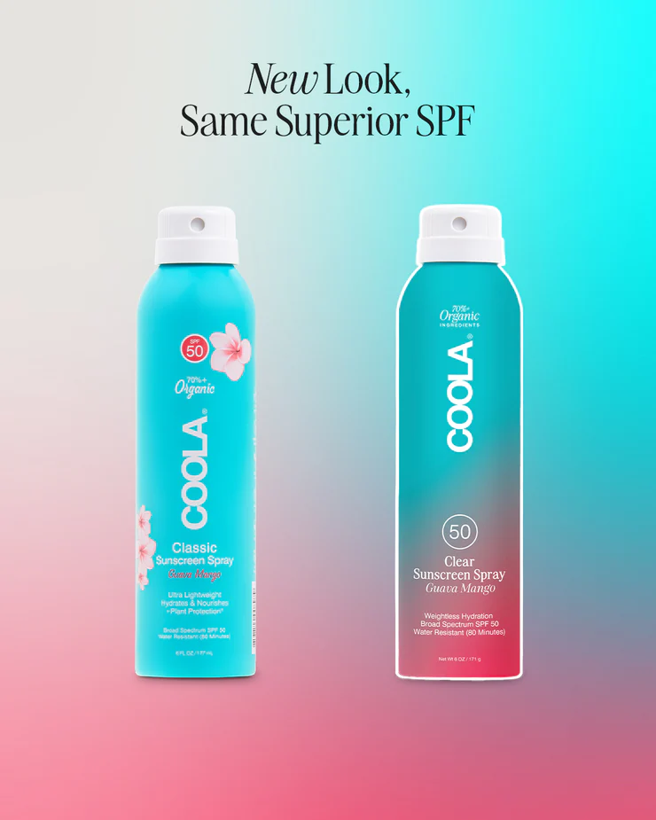 Coola Clear Sunscreen Spray SPF 50 - Guava Mango