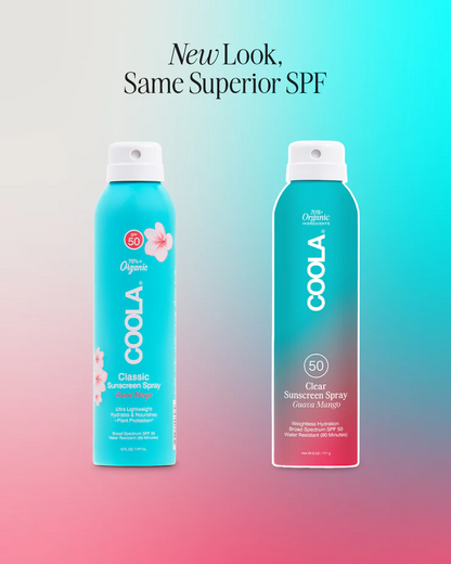 Coola Clear Sunscreen Spray SPF 50 - Guava Mango