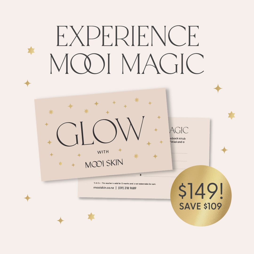 Mooi Magic Christmas Facial and Back massage Gift Voucher