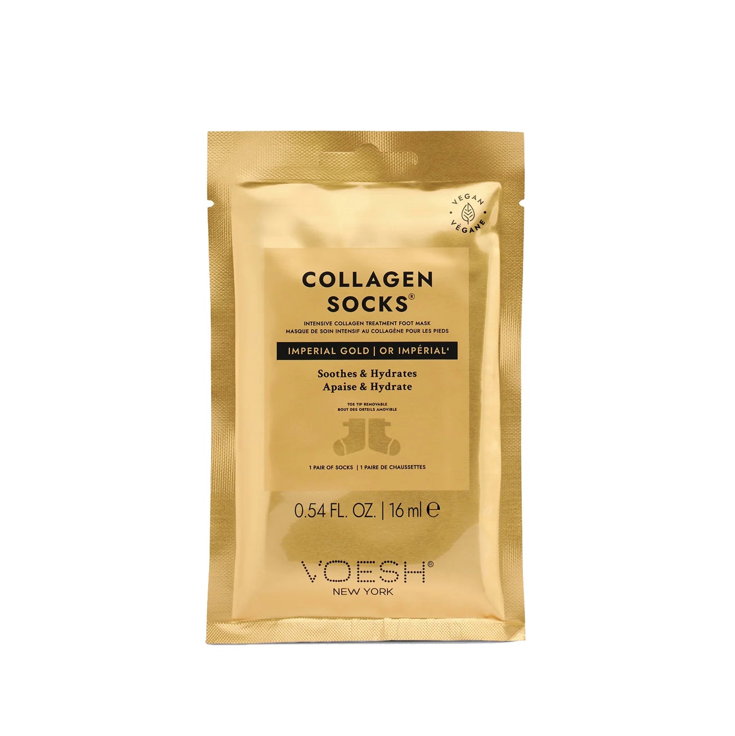 VOESH Imperial Gold Collagen Socks