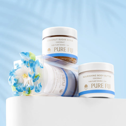 Pure Fiji Mini Body Butter & Sugar Rub Box