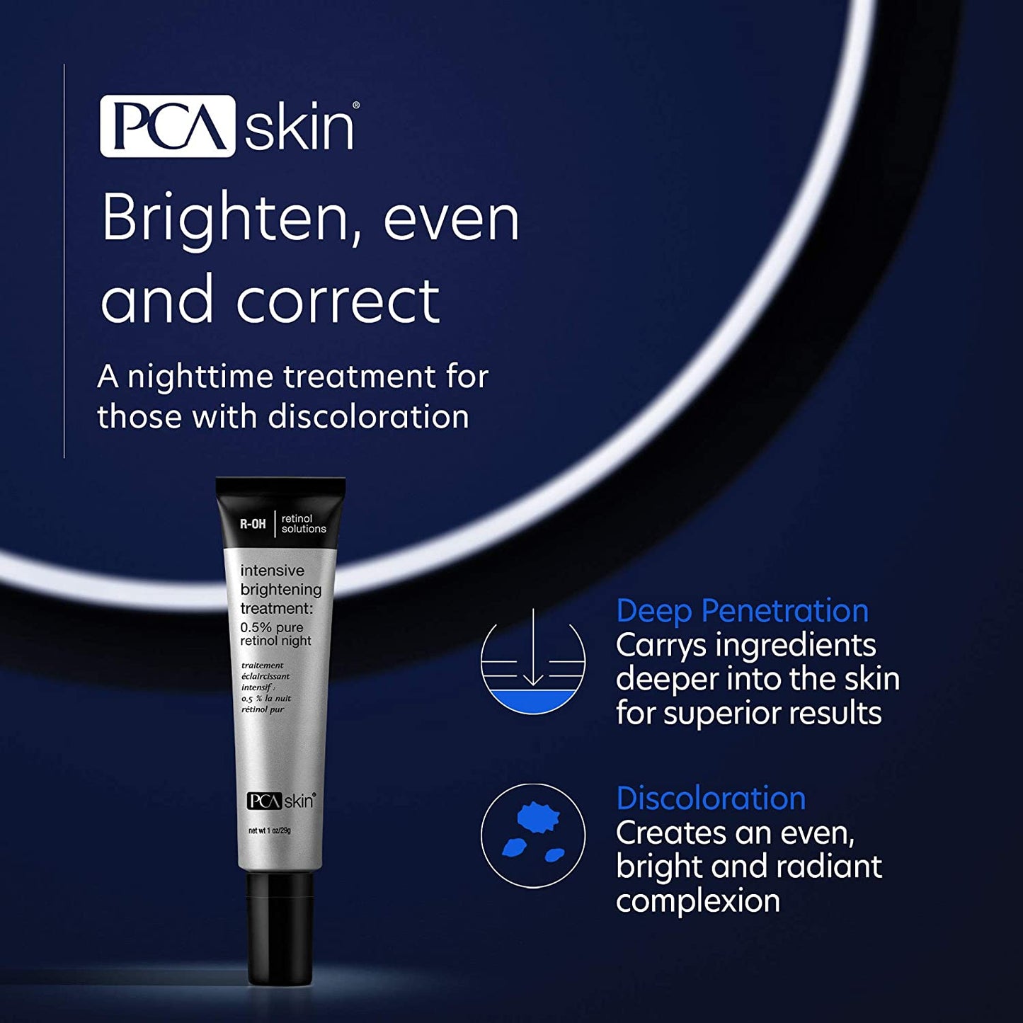 PCA Intensive Brightening Treatment; 0.5% Pure Retinol Night