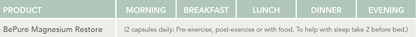 BePure Magnesium Restore 60 Day Supply