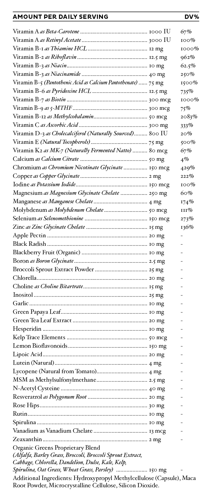 BePure One - 30 Day Supply