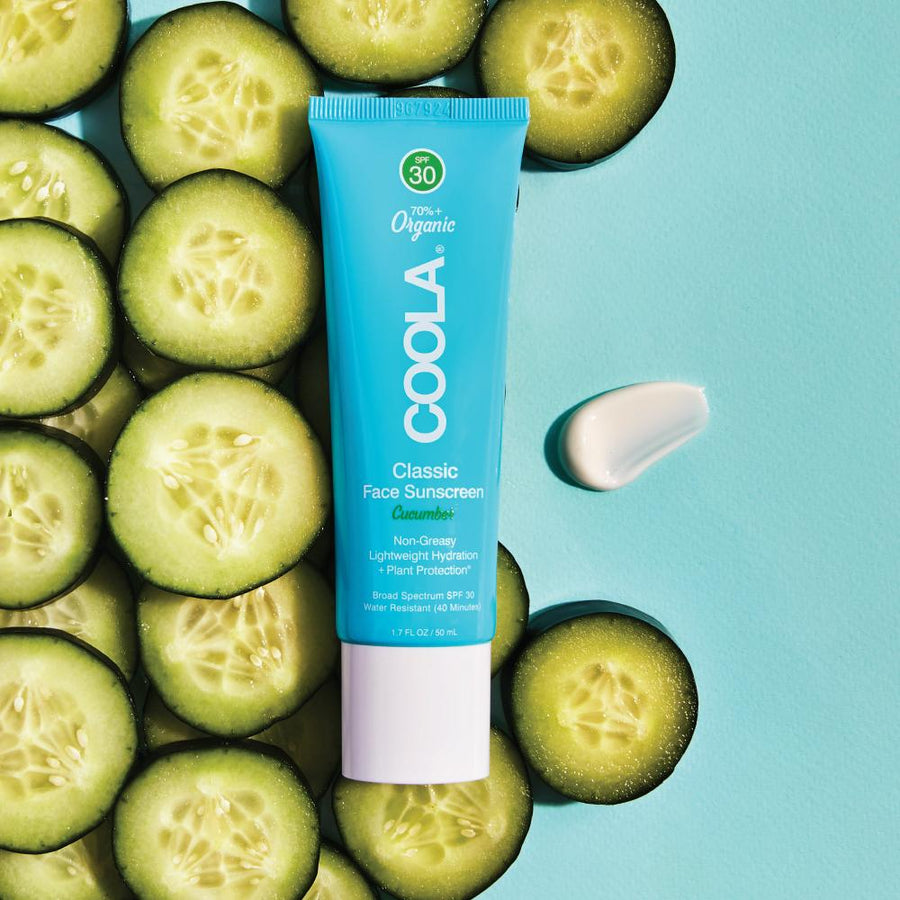 Coola Classic Face Organic Sunscreen Lotion SPF 30 - Cucumber
